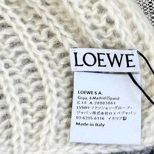 Women's Anagram Mohair Blend Scarf Cream