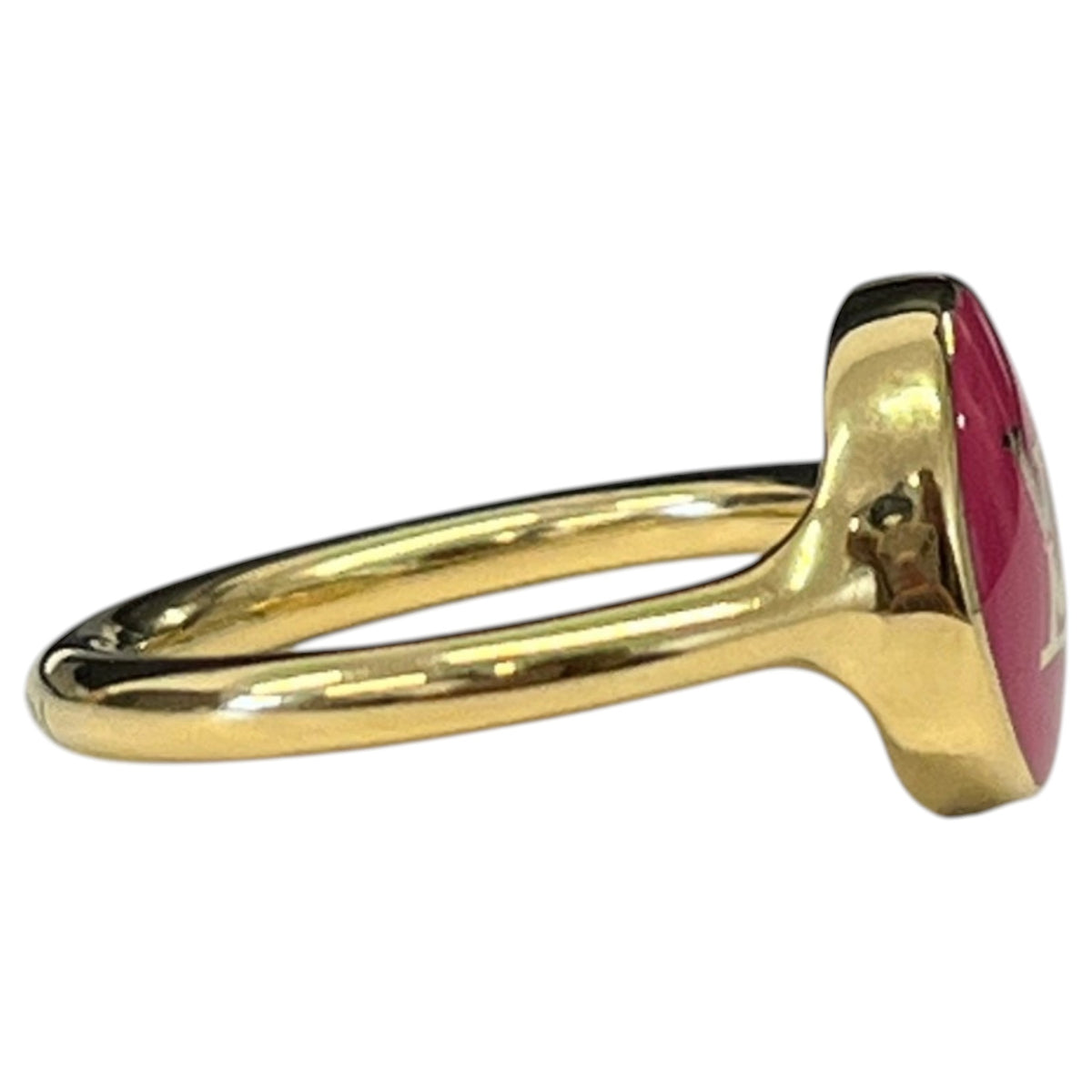 Women's LV Confetti Ring Gold Size S - Photo 3