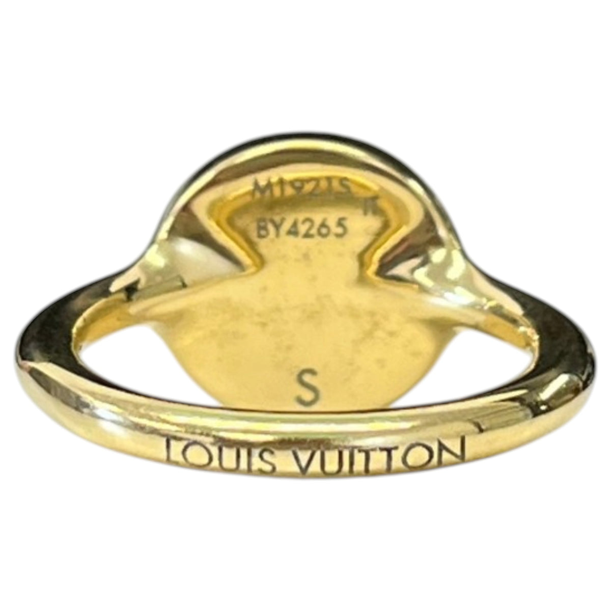 Women's LV Confetti Ring Gold Size S - Photo 2