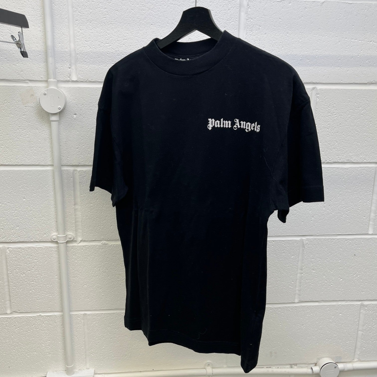 Men's Logo Print T-Shirt Black Size S - Photo 8