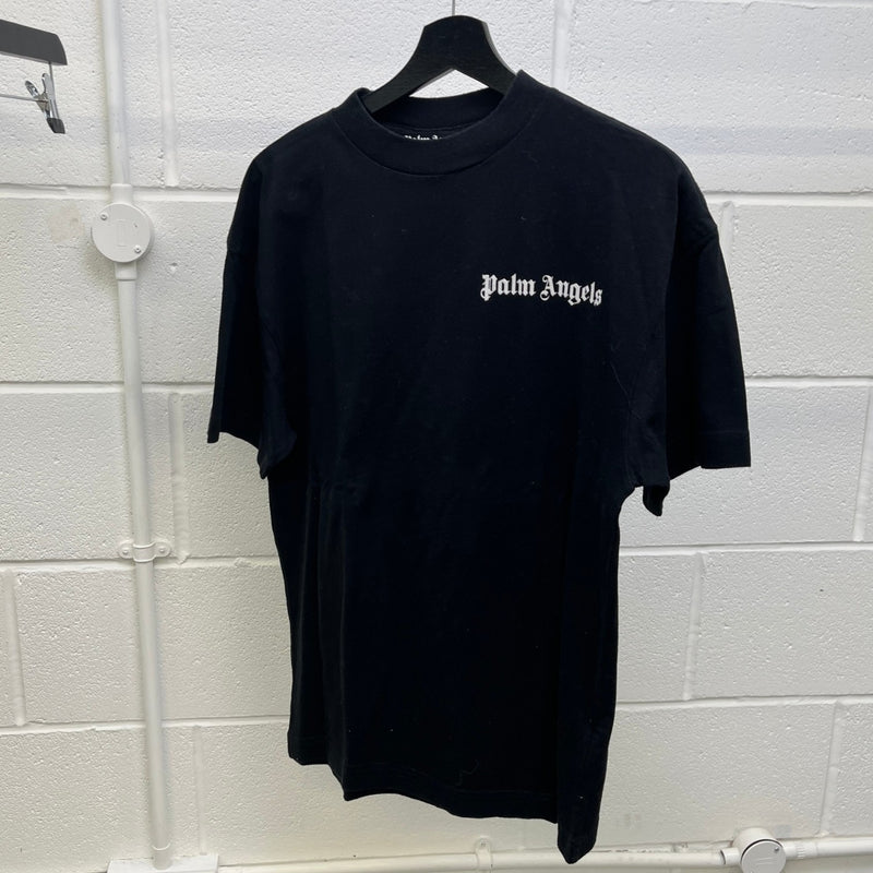 Men's Logo Print T-Shirt Black Size S