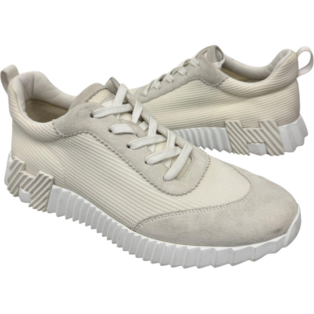 Men's Bouncing Low Trainers Cream Size UK 8 / EU 42 - Photo 3