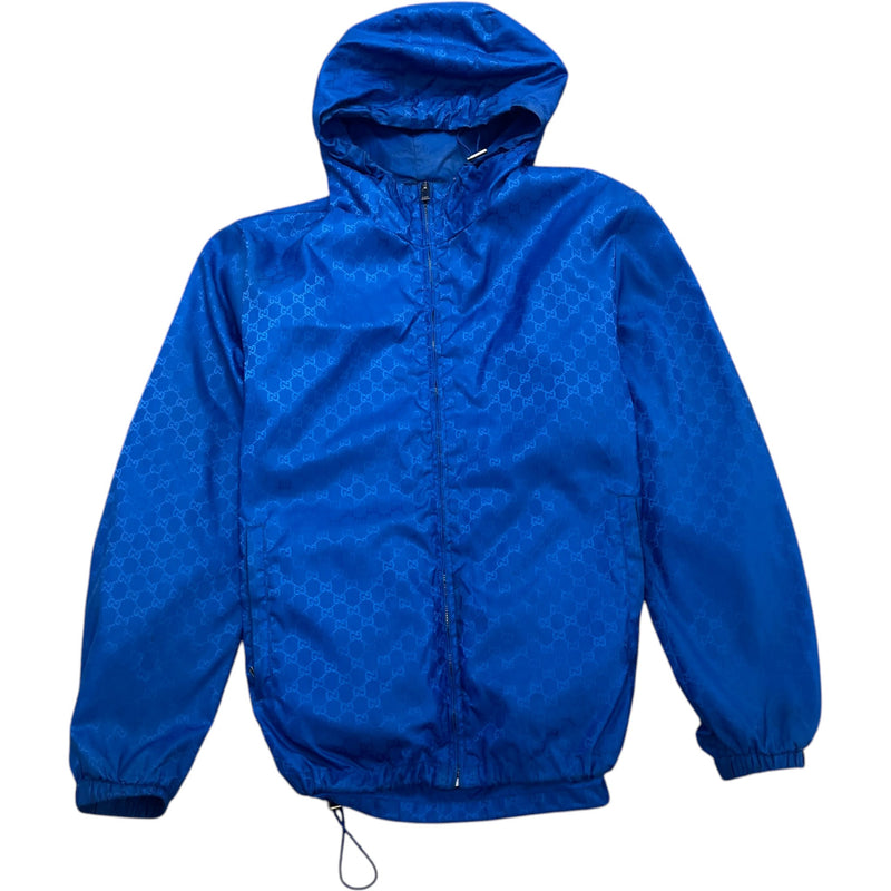 Men's GG Supreme Windbreaker Blue Size XL