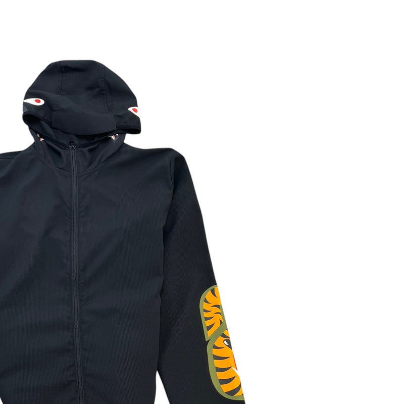 Men's Shark Windbreaker Black Size L
