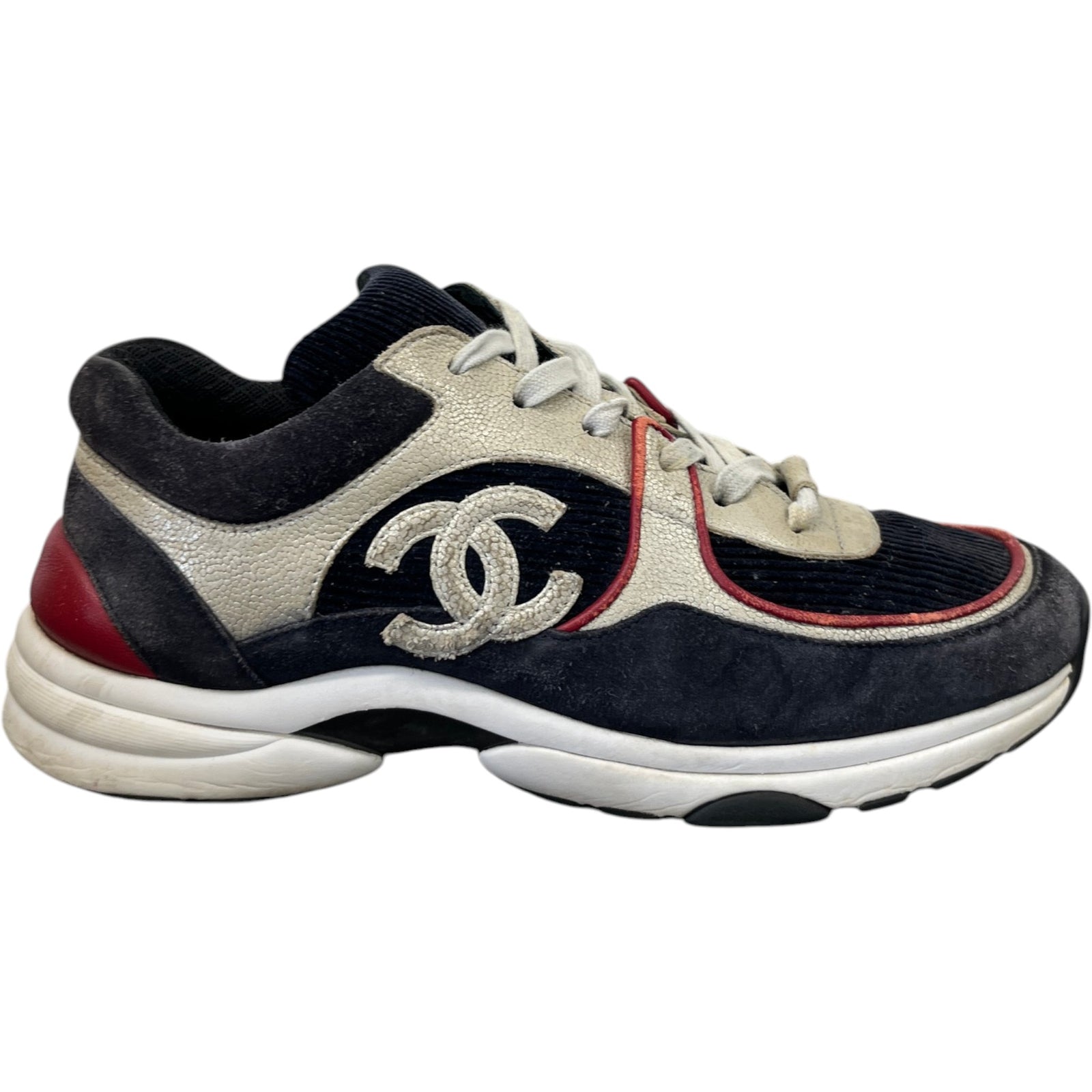 Men's Cc Runner Low Trainers Navy Size EU 40.5 / UK 6.5 - Photo 1