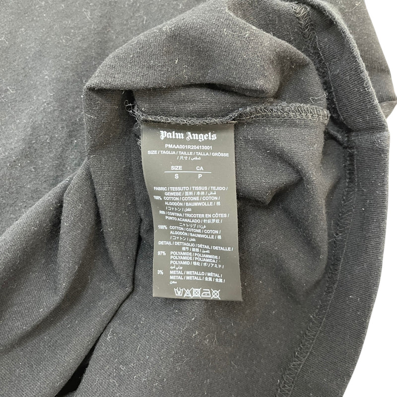 Men's Logo Print T-Shirt Black Size S