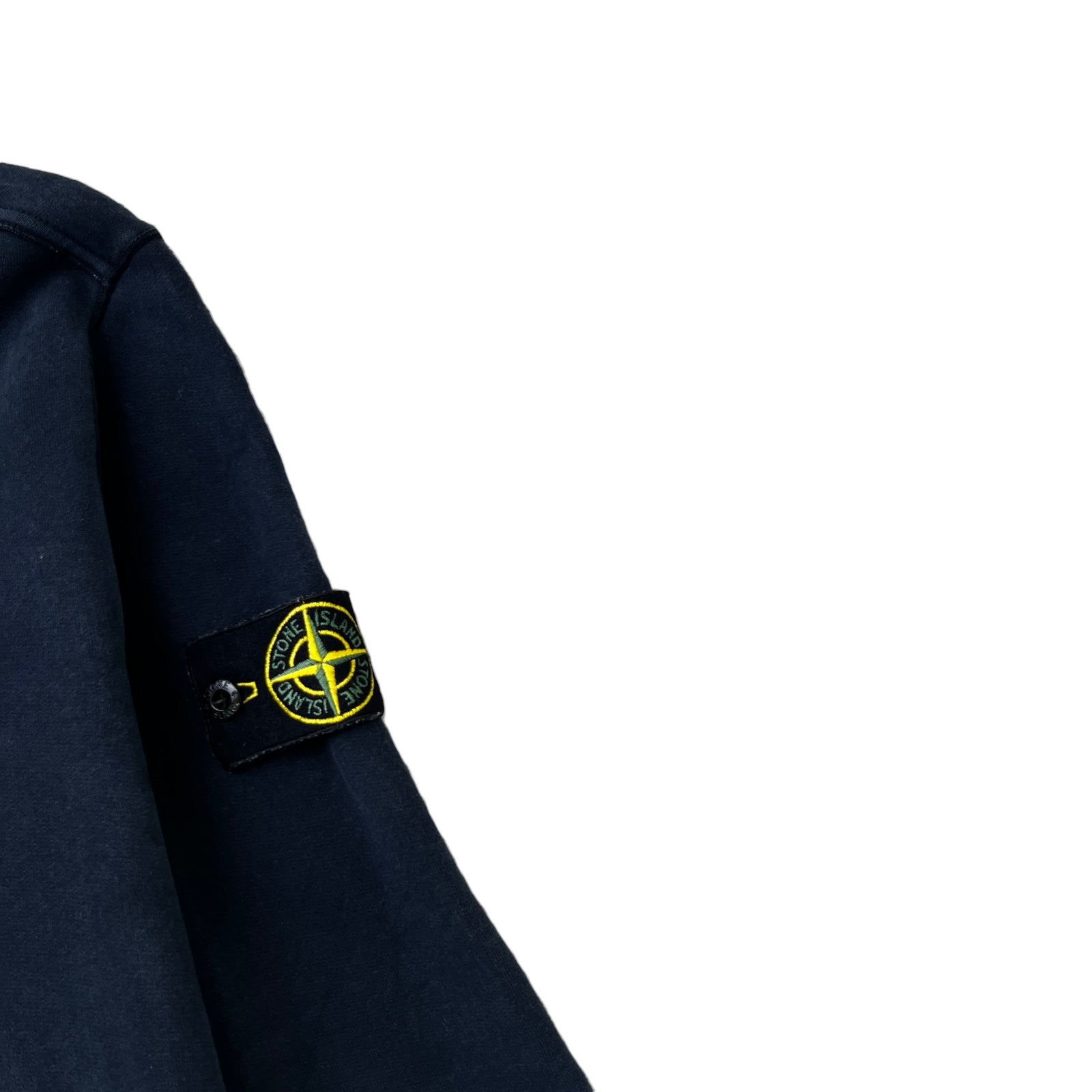 Men's Applique Logo Sweatshirt Navy Size S - Photo 5