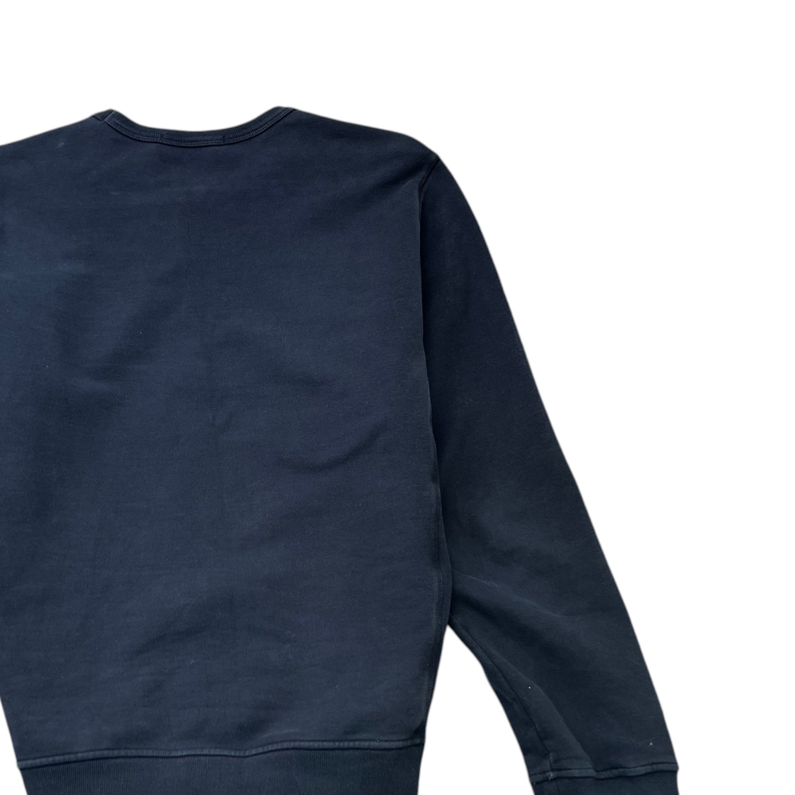 Men's Applique Logo Sweatshirt Navy Size S - Photo 4