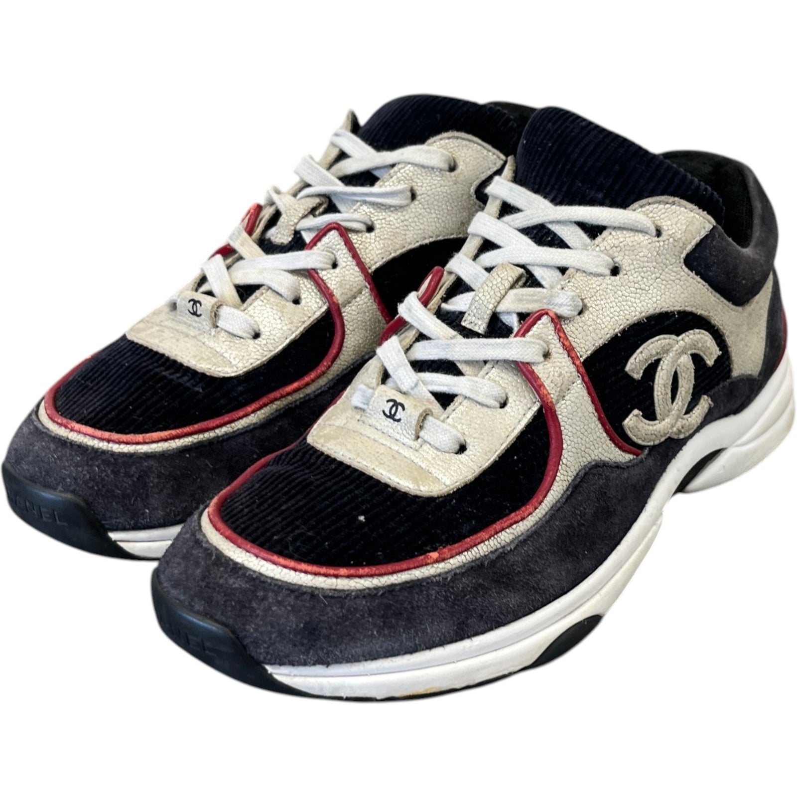 Men's Cc Runner Low Trainers Navy Size EU 40.5 / UK 6.5 - Photo 9