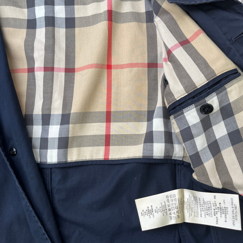 Men's Camden Heritage Trench Jacket Navy Size XS