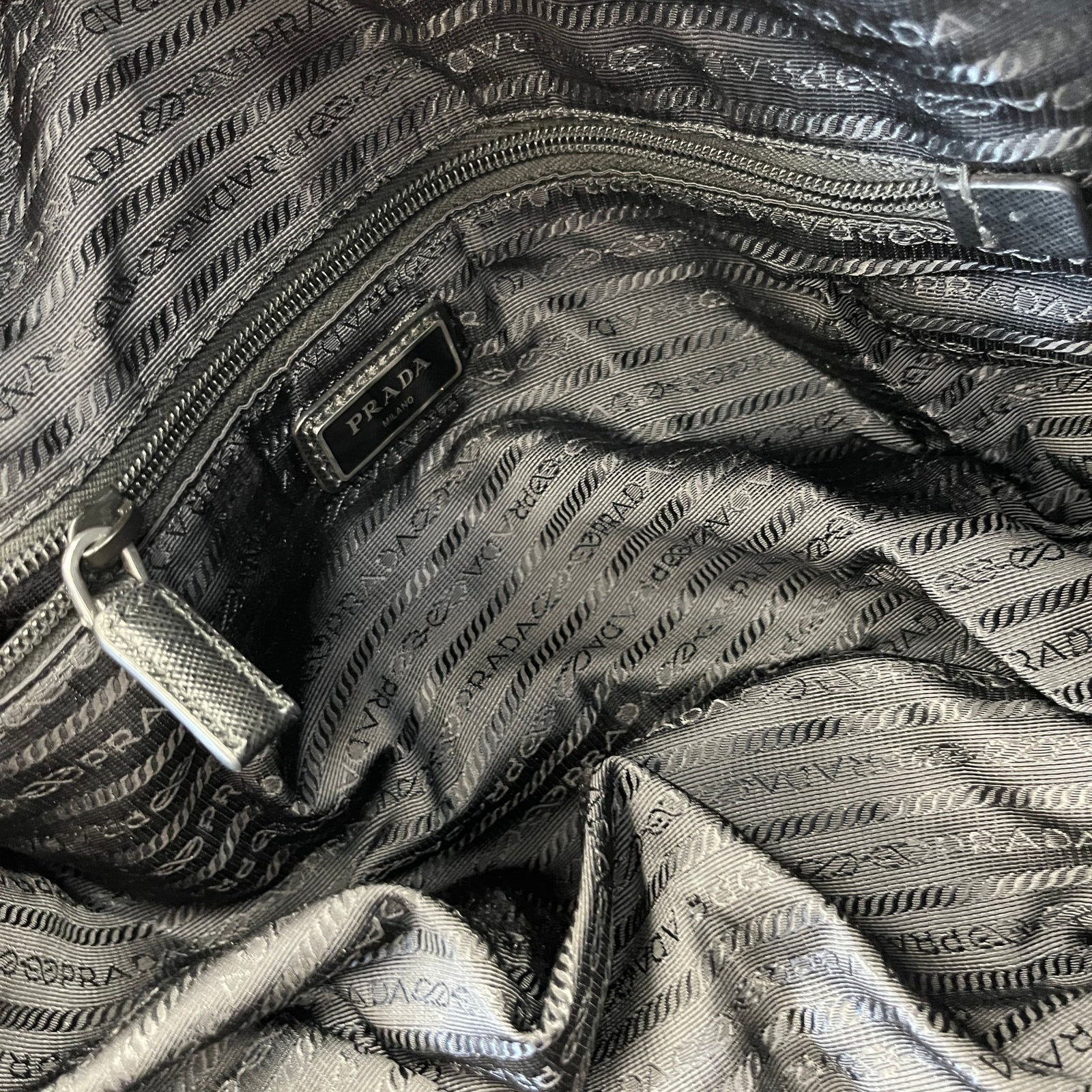 Men's Tessuto Nylon Travel Bag Black - Photo 11