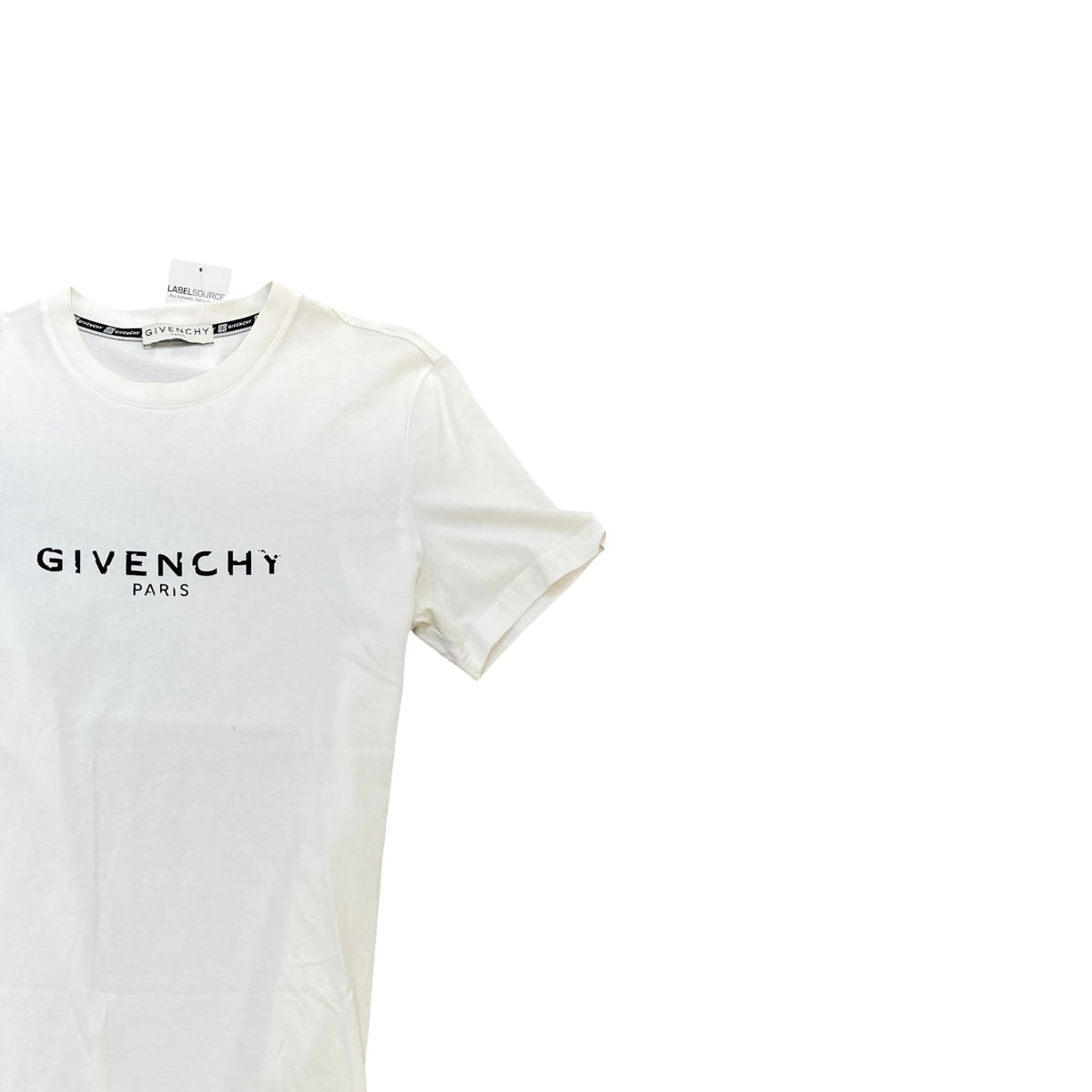 Men's Cracked Logo T-Shirt White Size M - Photo 3