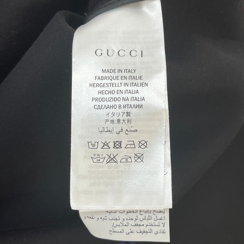 Men's Life Is Gucci Graphic Sweatshirt Black Size 3XL