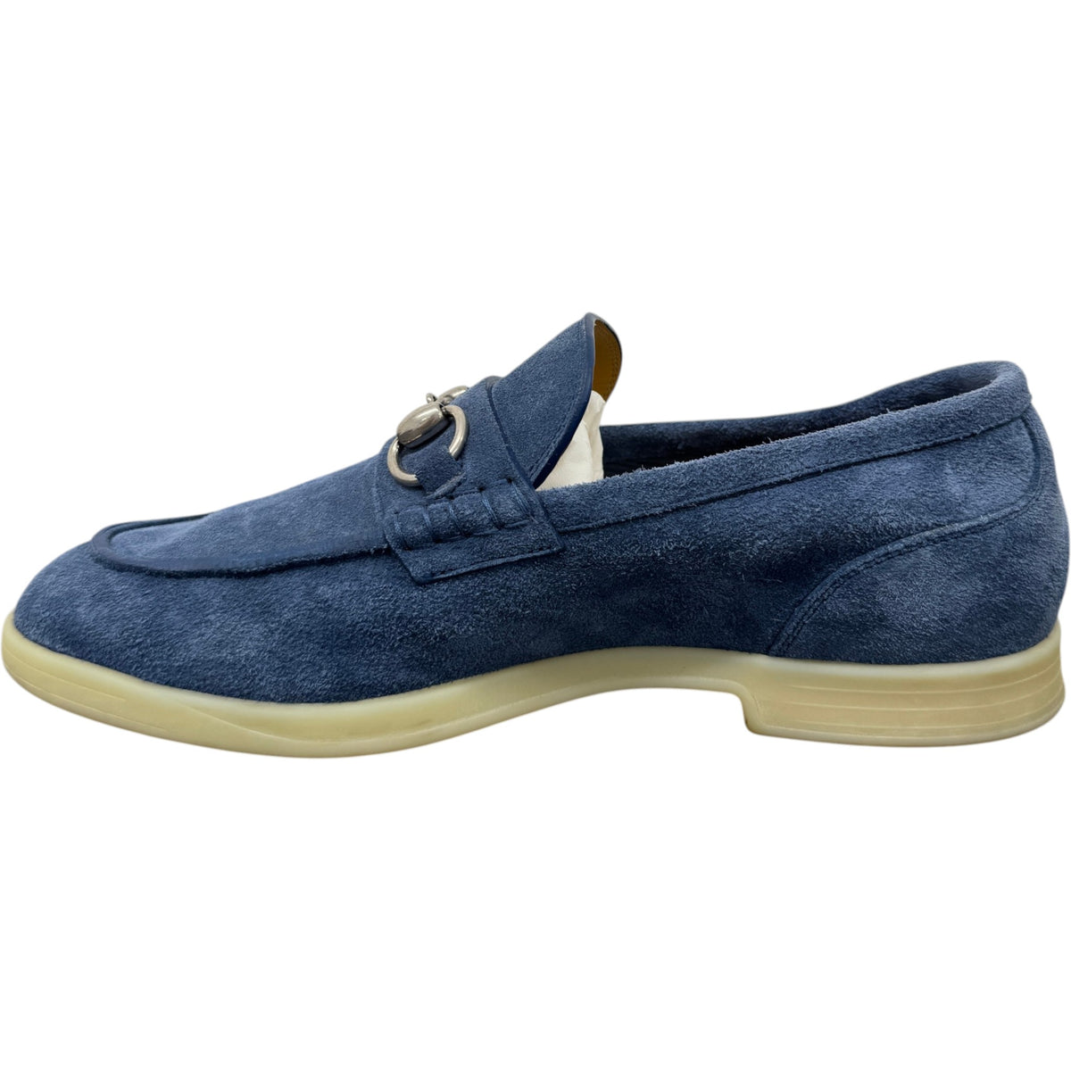 Men's Horsebit Loafers Blue Size UK 5.5 / EU 39.5 - Photo 2