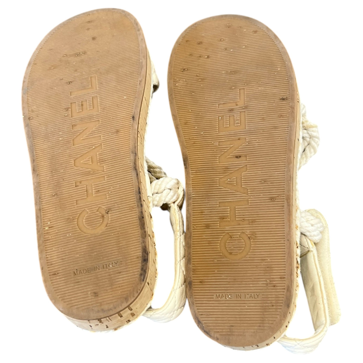 Women's CC Rope Dad Sandals Cream Size UK 6 / EU 39 - Photo 10