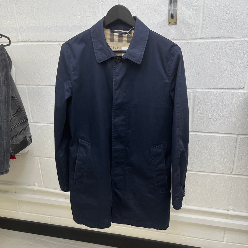 Men's Camden Heritage Trench Jacket Navy Size XS