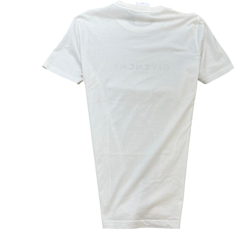 Men's Cracked Logo T-Shirt White Size M