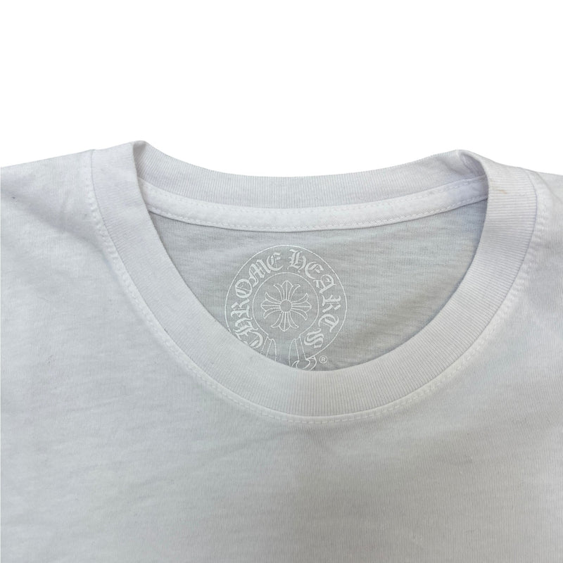 Men's Logo Print T-Shirt White Size M