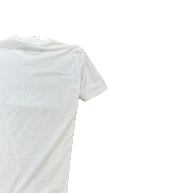 Men's Cracked Logo T-Shirt White Size M