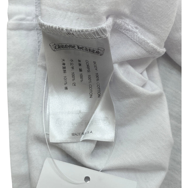 Men's Logo Print T-Shirt White Size M