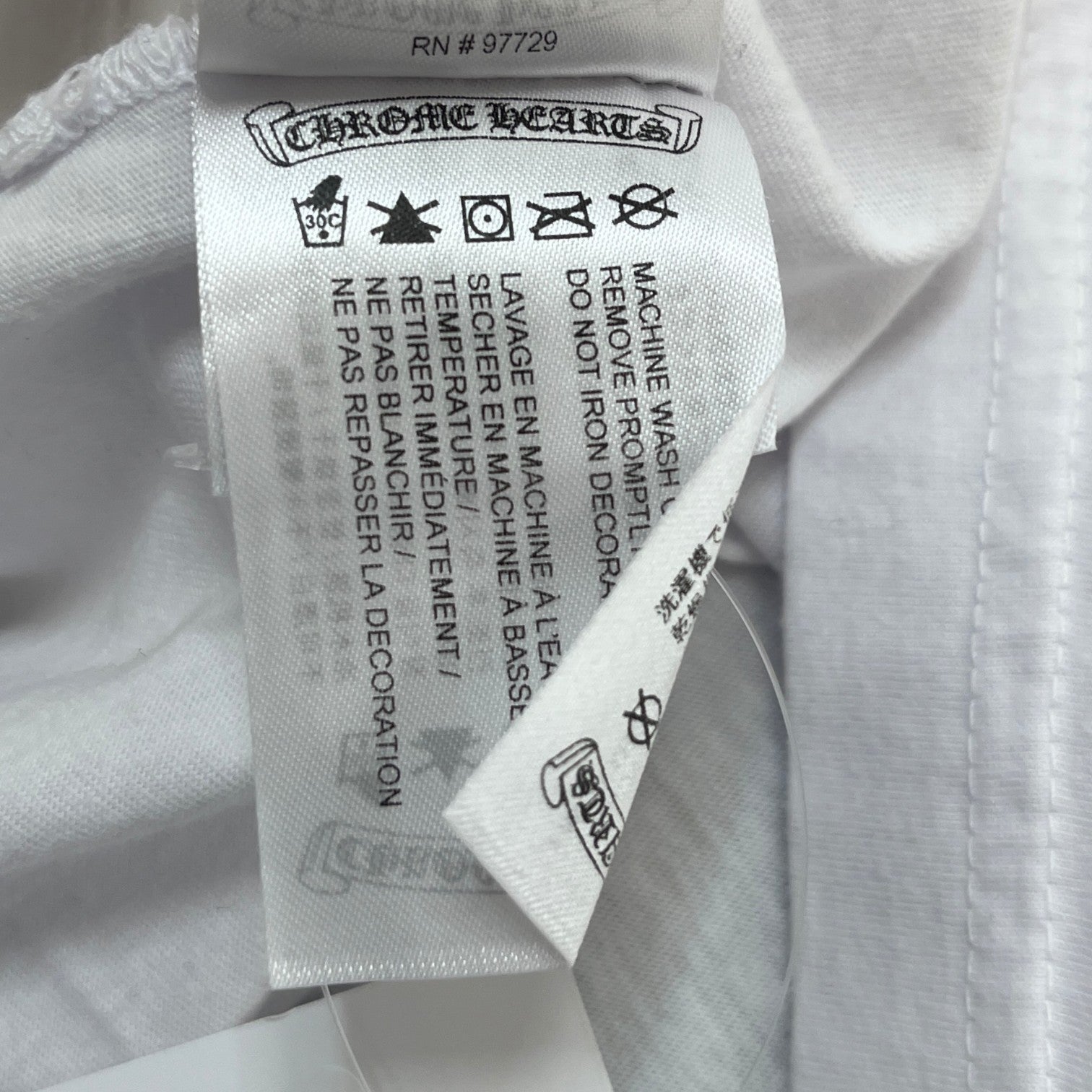 Men's Logo Print T-Shirt White Size M - Photo 10