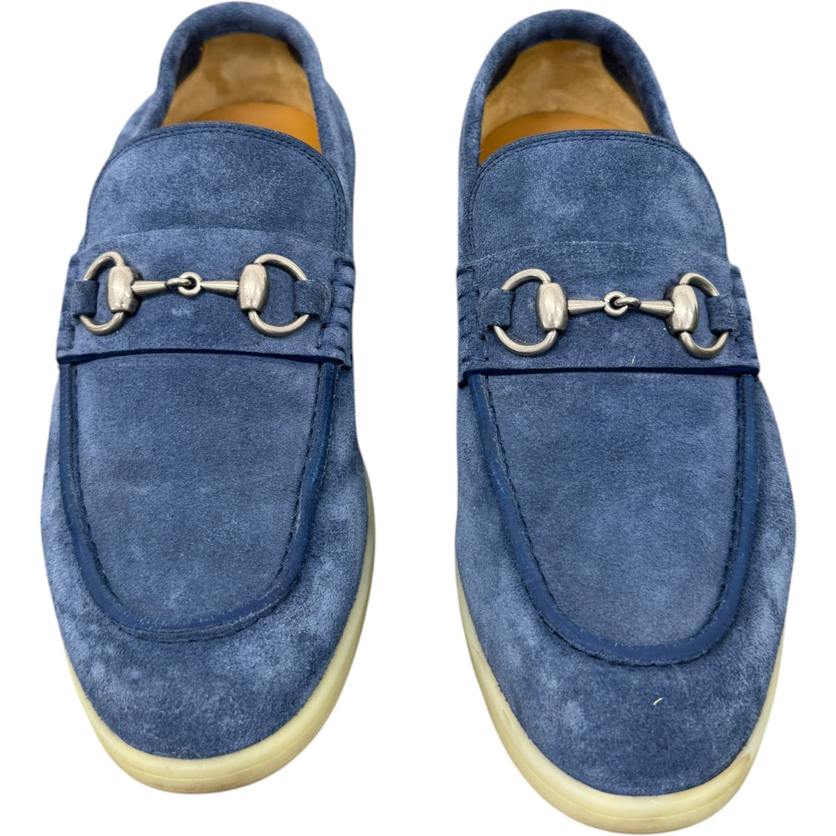 Men's Horsebit Loafers Blue Size UK 5.5 / EU 39.5 - Photo 6