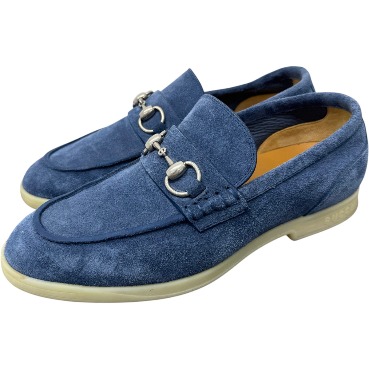 Men's Horsebit Loafers Blue Size UK 5.5 / EU 39.5 - Photo 7