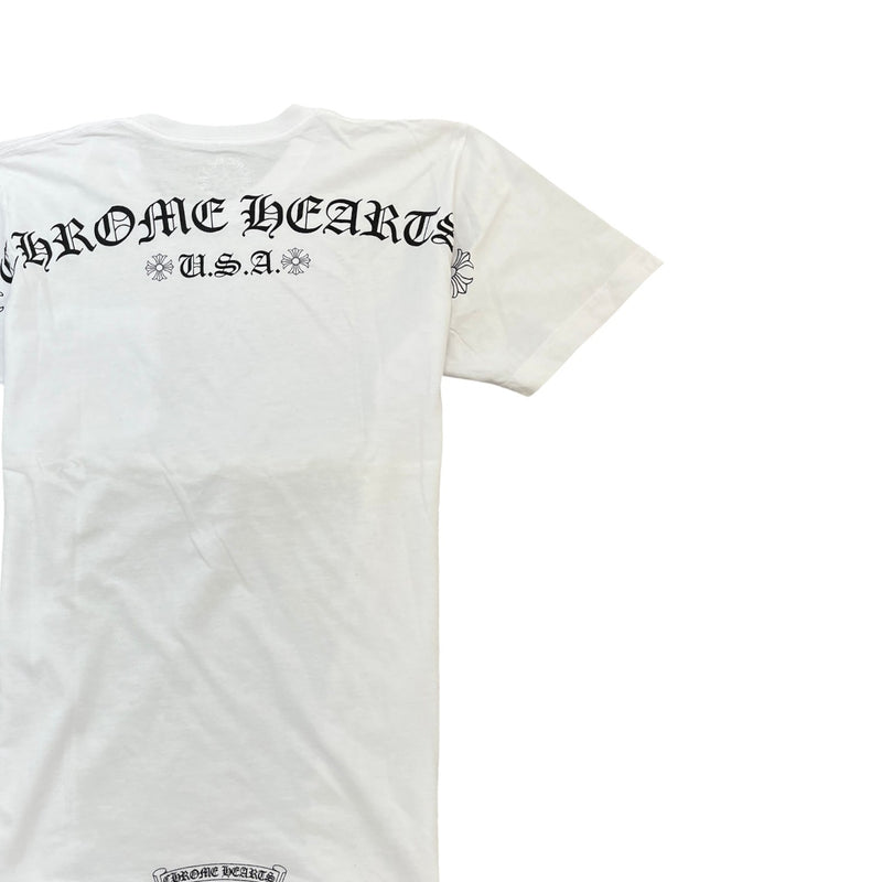 Men's Logo Print T-Shirt White Size M