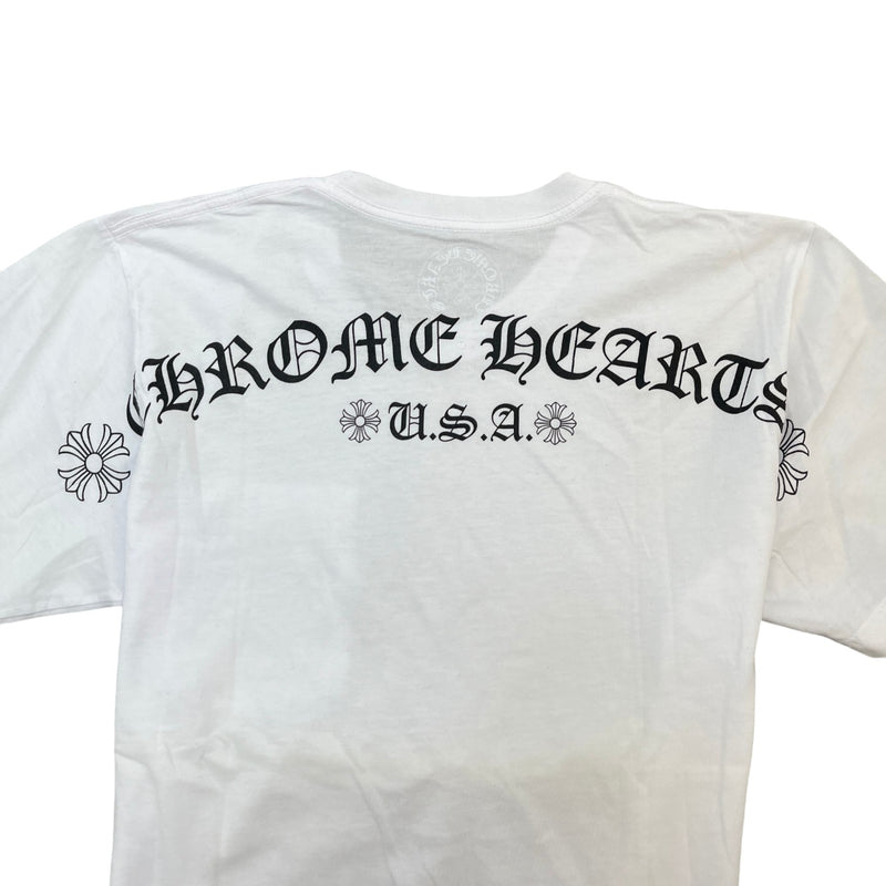Men's Logo Print T-Shirt White Size M
