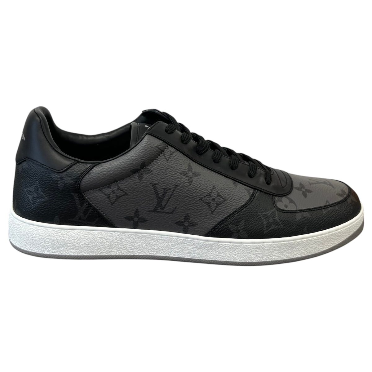 Men's Monogram Eclipse Rivoli Low Trainers Black Size UK 10 / EU 44 - Photo 1