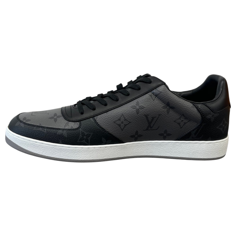 Men's Monogram Eclipse Rivoli Low Trainers Black Size UK 10 / EU 44