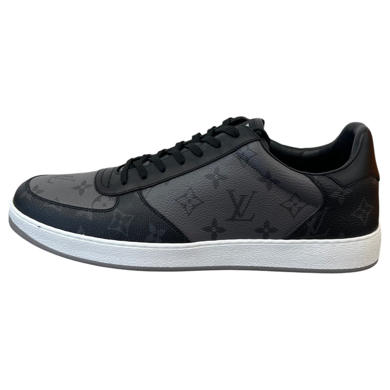 Men's Monogram Eclipse Rivoli Low Trainers Black Size UK 10 / EU 44