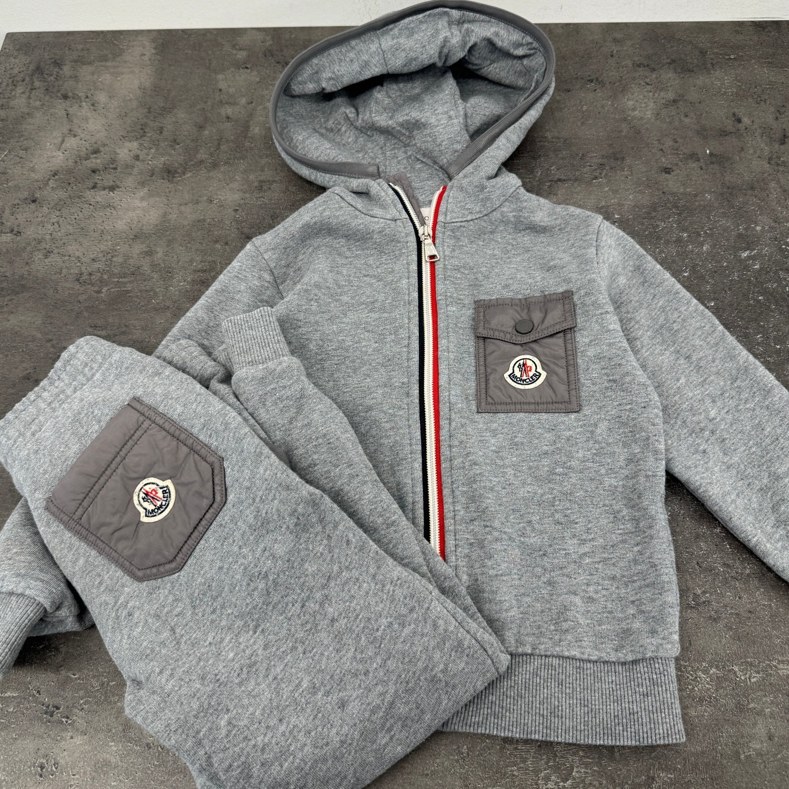 Men's Boys Age 4 Maglia Full Tracksuit Grey Size XXS - Photo 9