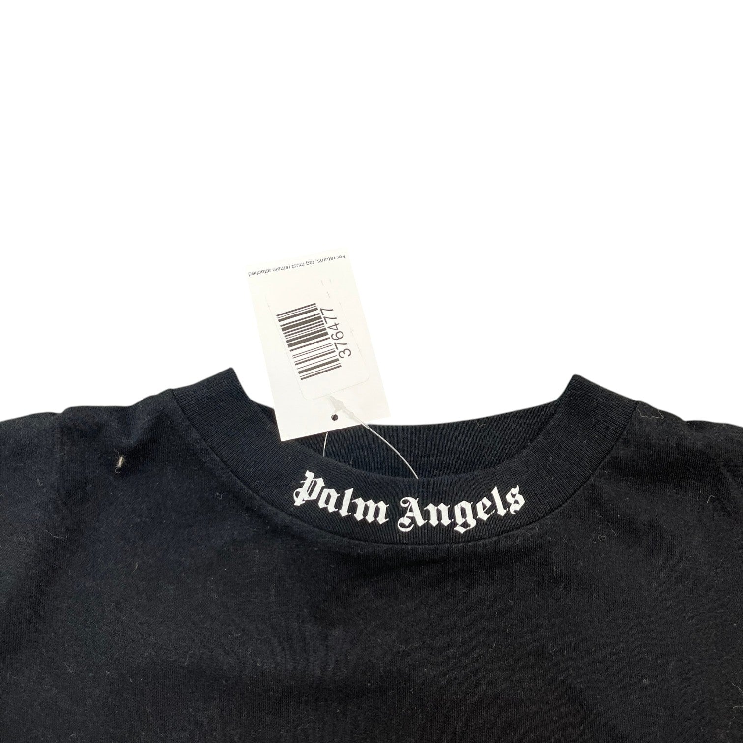 Men's Logo Print Long Sleeve T-Shirt Black Size S - Photo 6