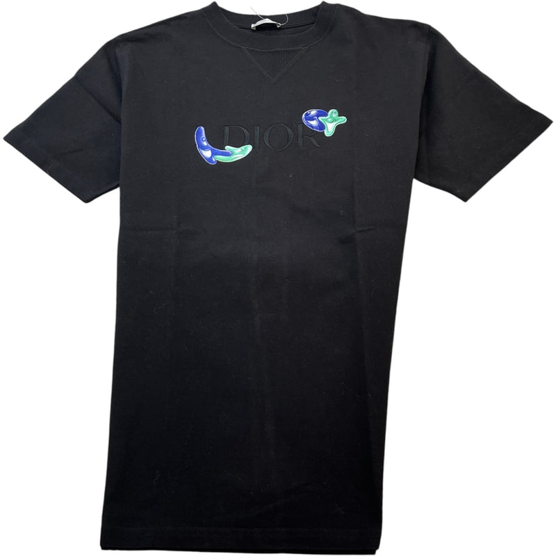 Men's X Kenny Scharf Embroidered T-Shirt Black Size S