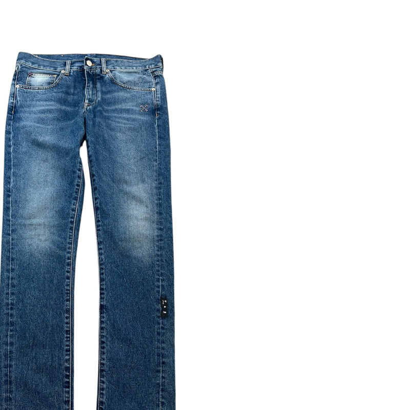 Men's Diag Stripe Jeans Blue Size S / W31