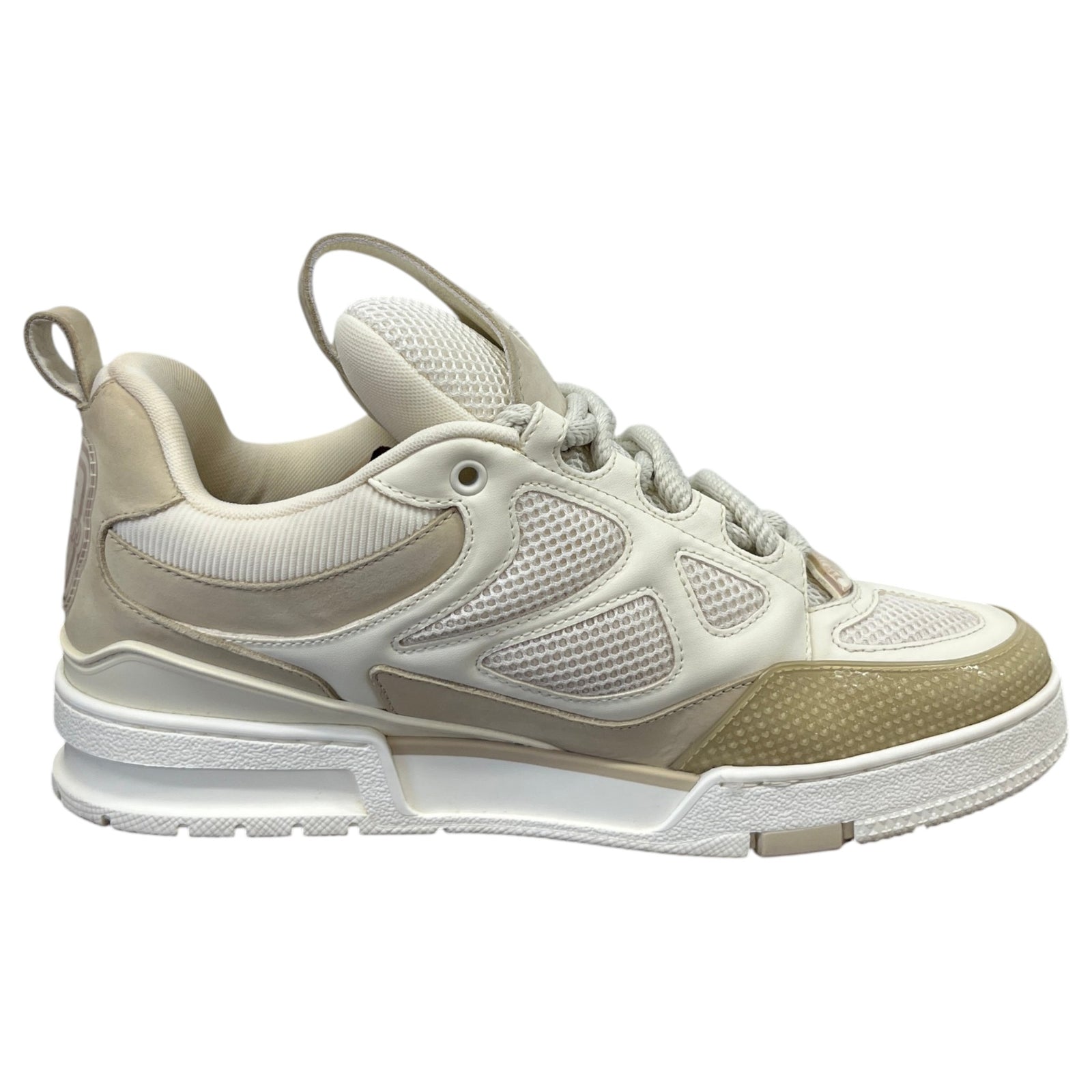 Men's LV Skate Low Trainers Beige Size UK 8 / EU 42 - Photo 4