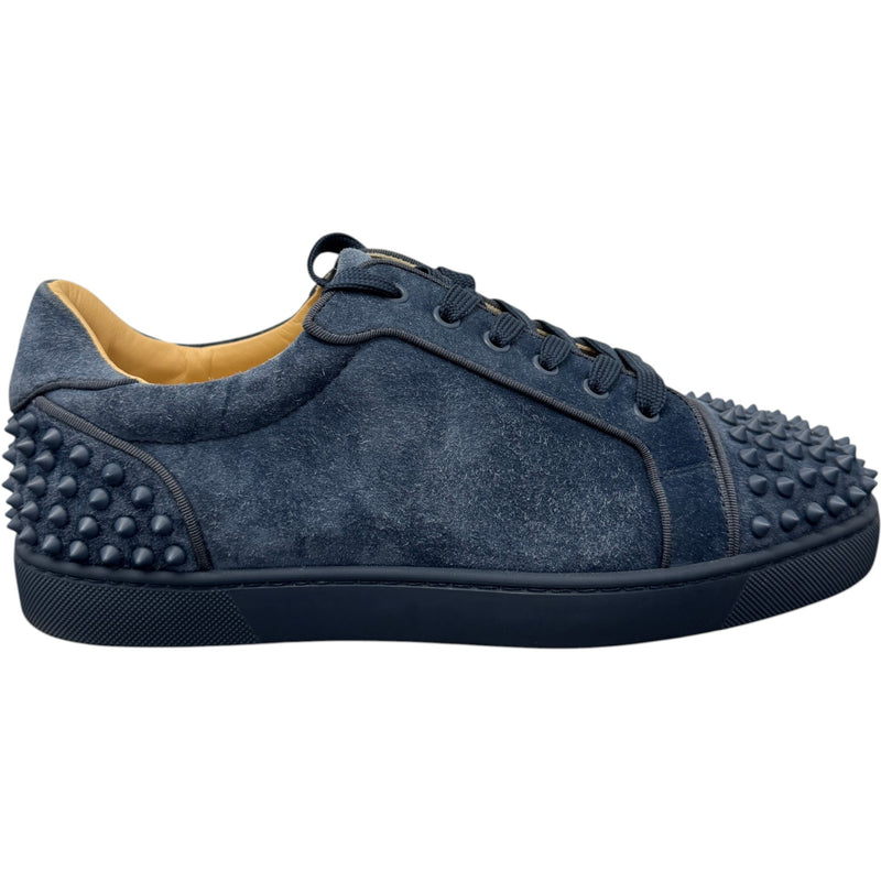 Men's Louis Spikes Flat Low Trainers Blue Size UK 9 / EU 43