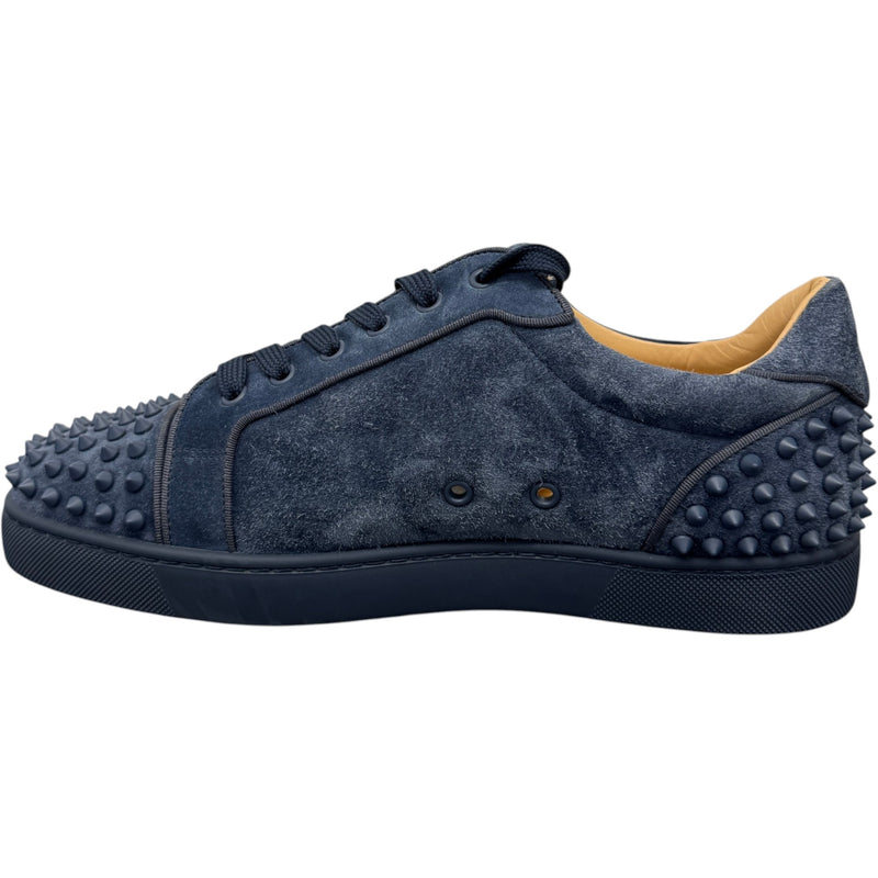 Men's Louis Spikes Flat Low Trainers Blue Size UK 9 / EU 43