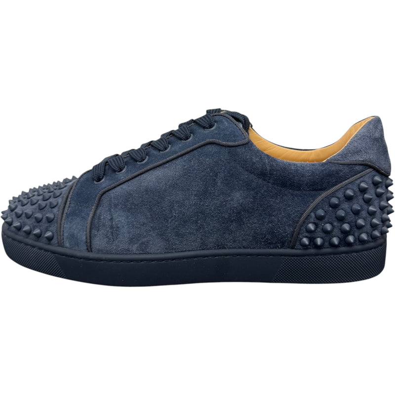 Men's Louis Spikes Flat Low Trainers Blue Size UK 9 / EU 43