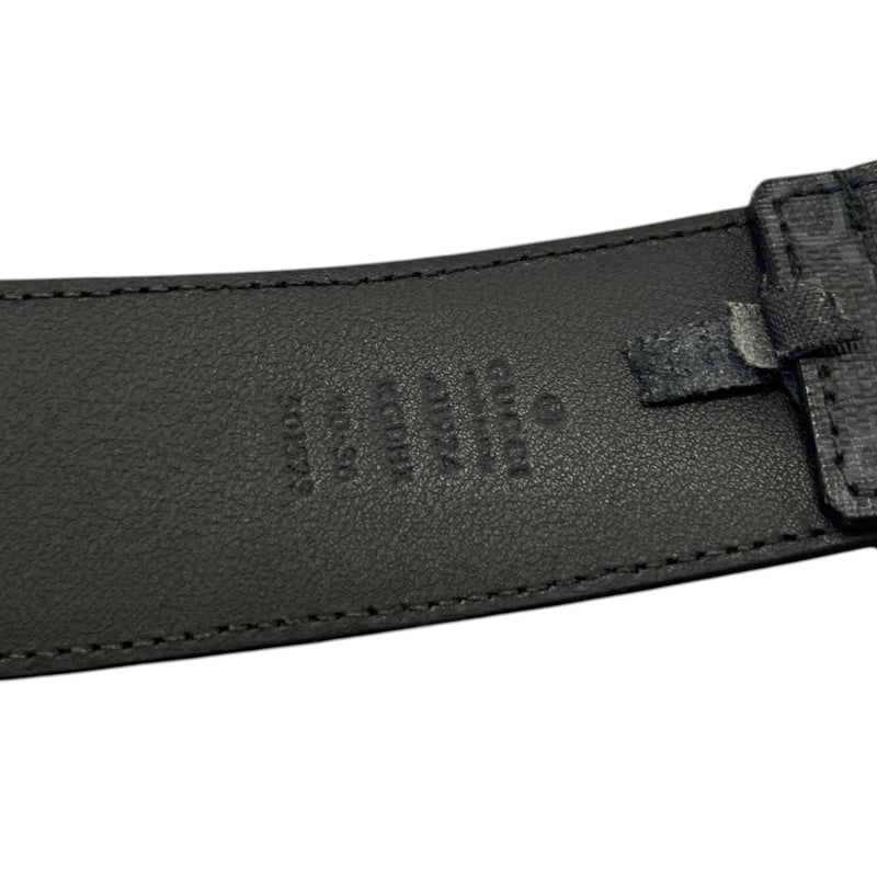 Men's Interlocking GG Buckle Belt Navy Size 30"