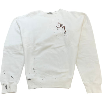 Men's X Cactus Jack Oversized Sweatshirt White Size M