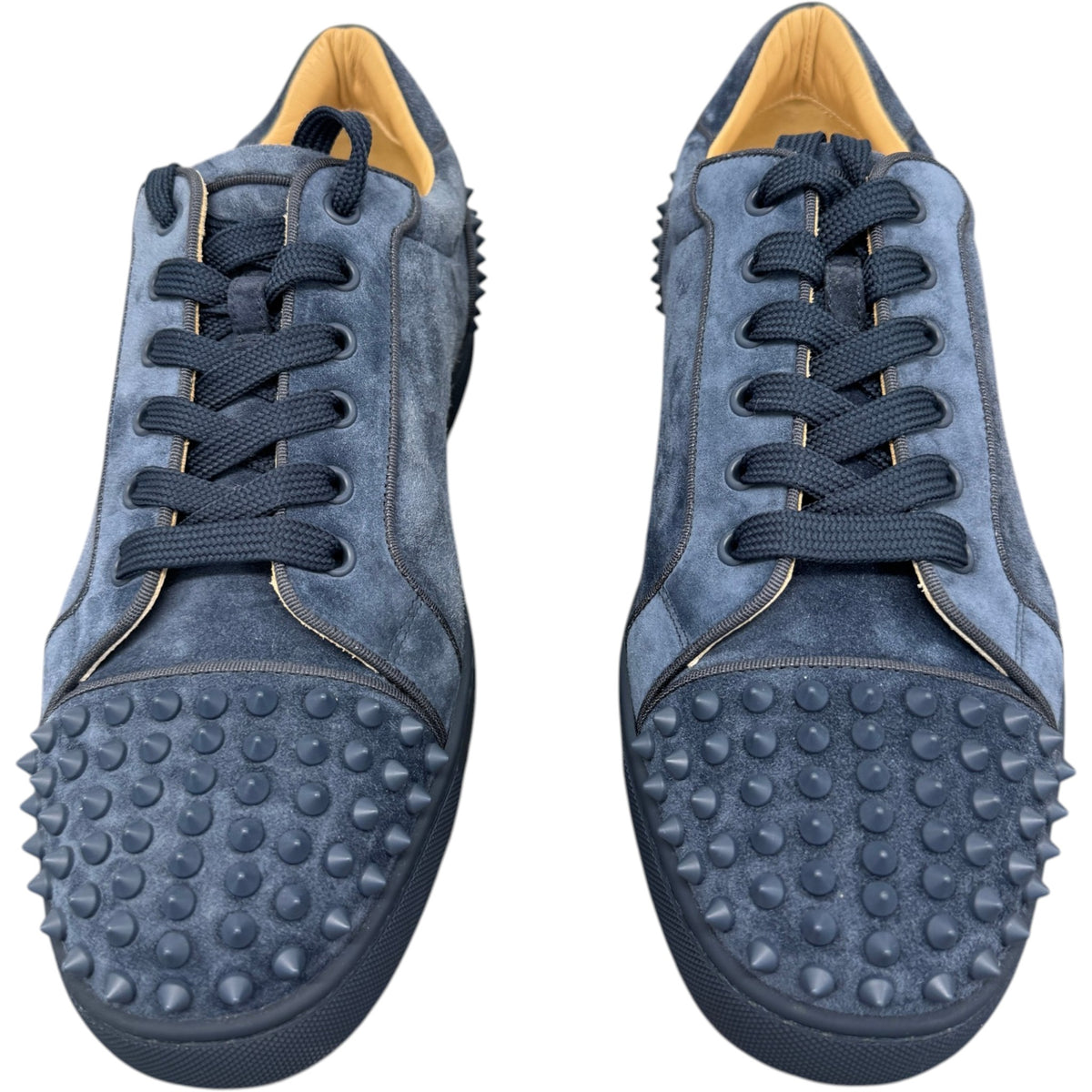 Men's Louis Spikes Flat Low Trainers Blue Size UK 9 / EU 43 - Photo 6
