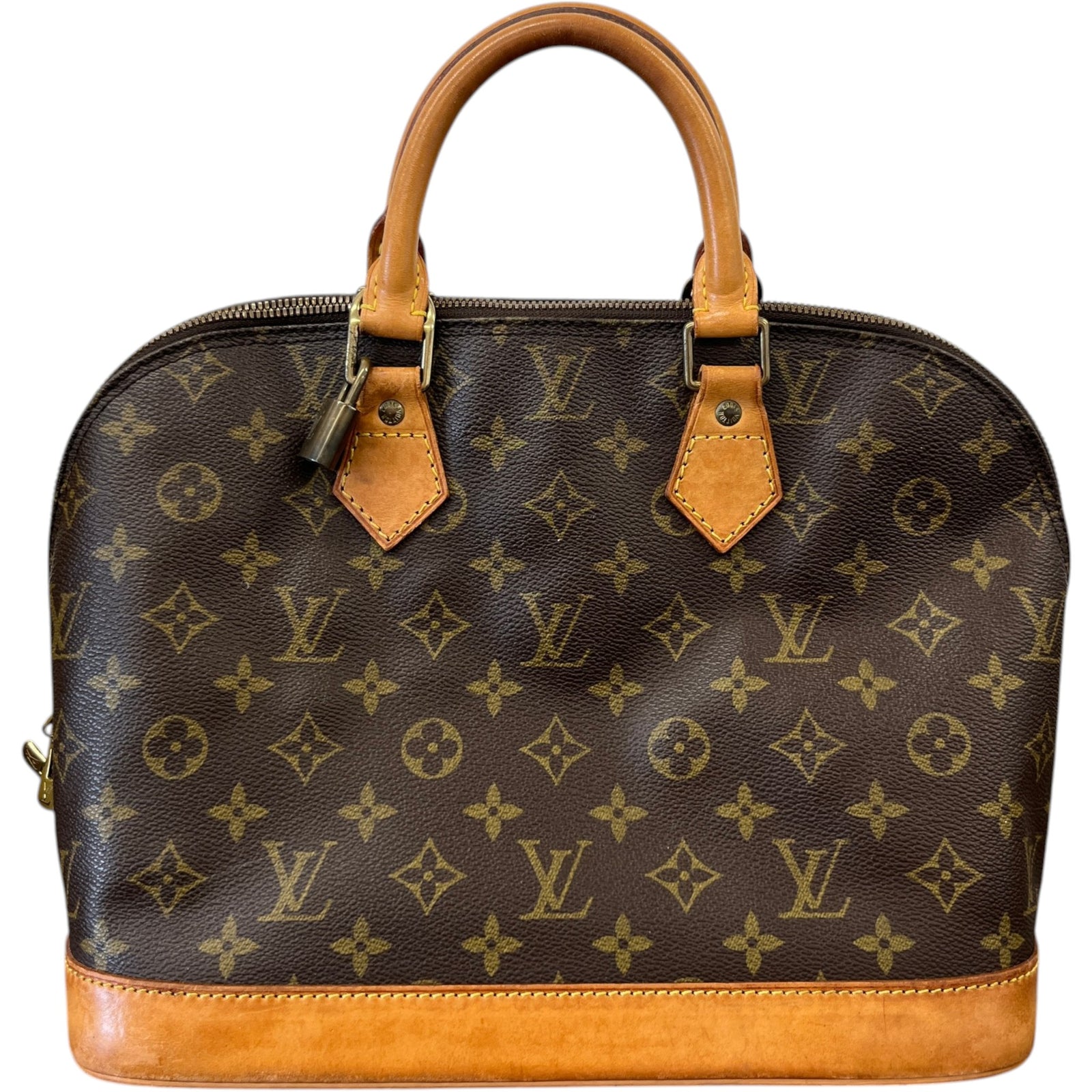 Women's Monogram Alma Pm Handbag Brown - Photo 1