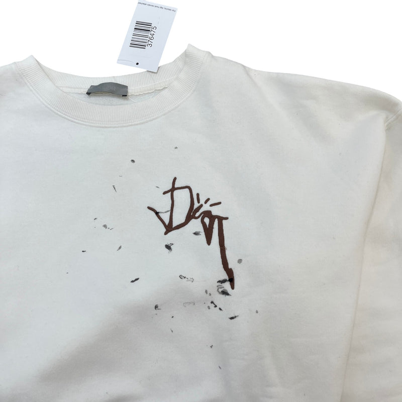 Men's X Cactus Jack Oversized Sweatshirt White Size M