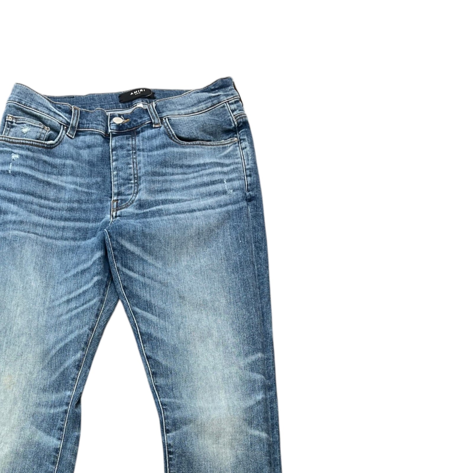 Men's Mx1 Skinny Jeans Blue Size Waist 33" - Photo 3