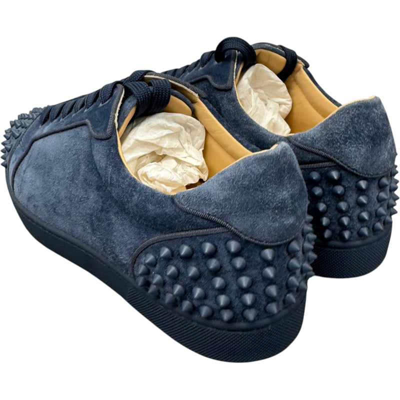 Men's Louis Spikes Flat Low Trainers Blue Size UK 9 / EU 43