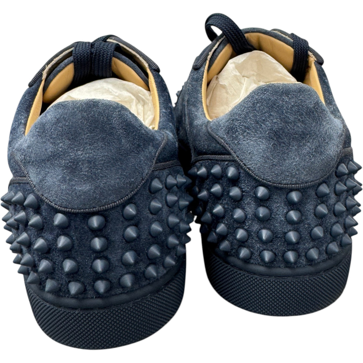 Men's Louis Spikes Flat Low Trainers Blue Size UK 9 / EU 43 - Photo 10
