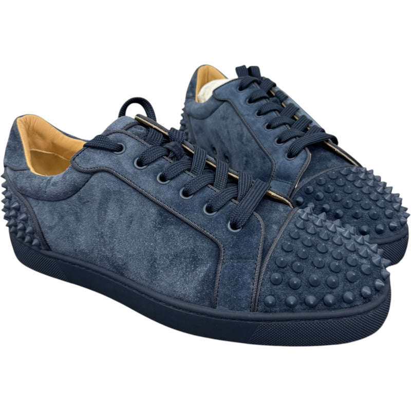 Men's Louis Spikes Flat Low Trainers Blue Size UK 9 / EU 43