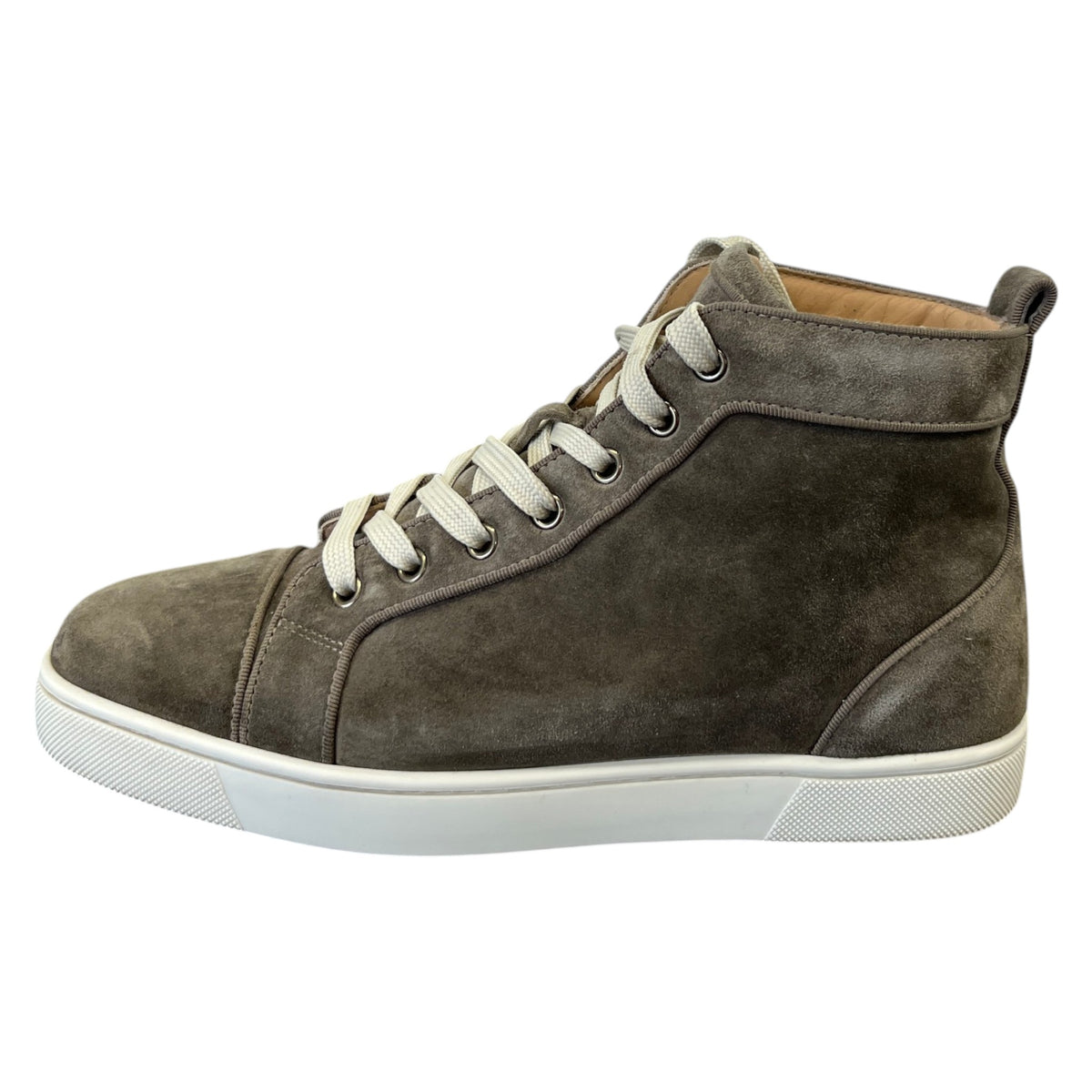 Men's Louis Orlato Flat High Trainers Khaki Size UK 6 / EU 40 - Photo 5